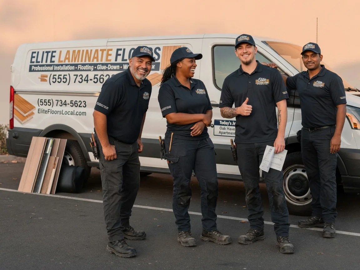 Laminate flooring installation company in Jermyn, TX